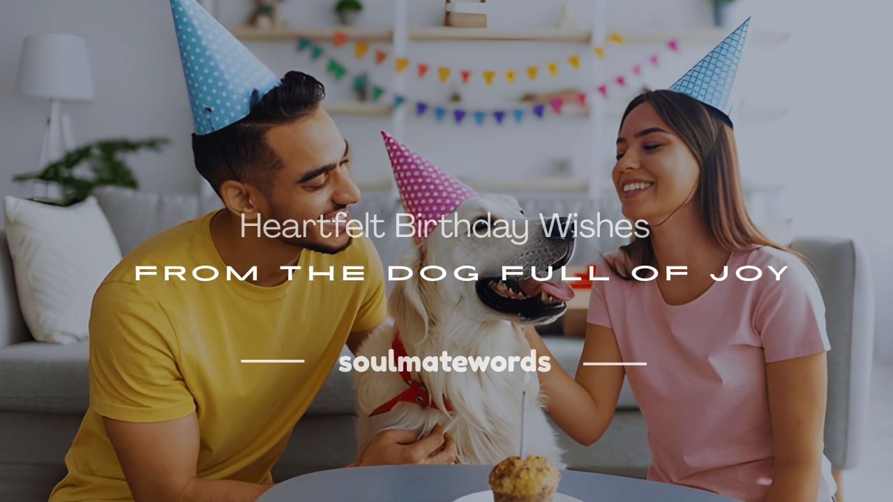 birthday wishes from the dog