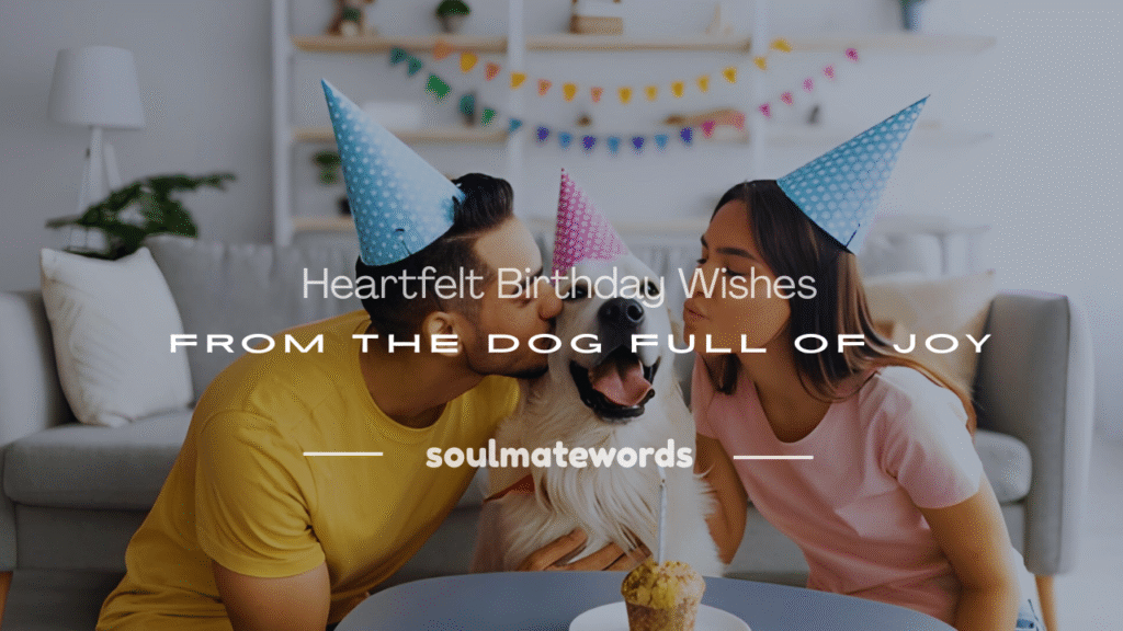 birthday wishes from the dog