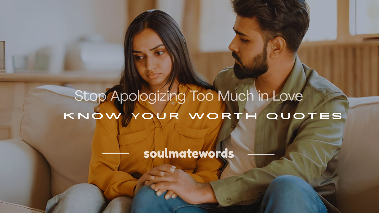 apologizing too much in a relationship