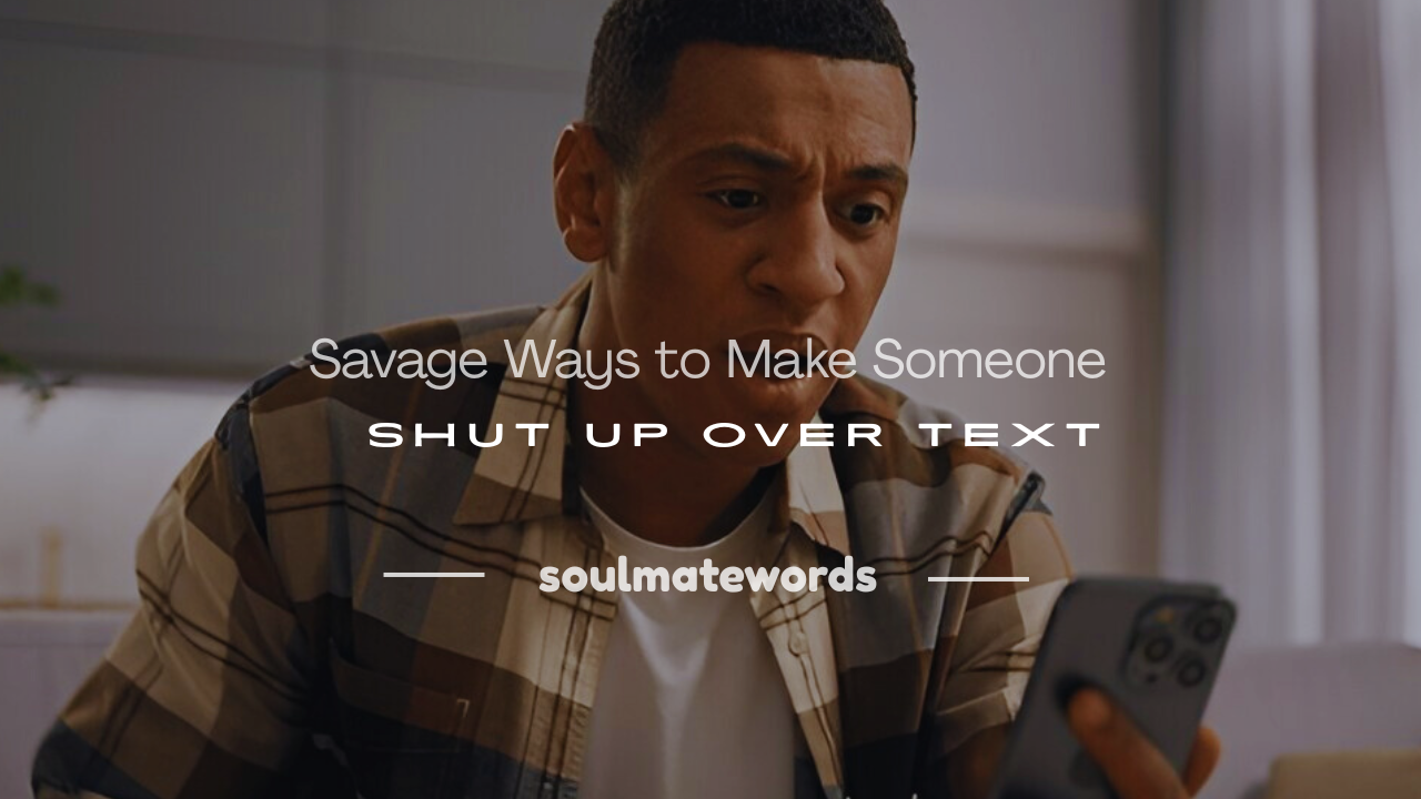 how to make someone shut up over text