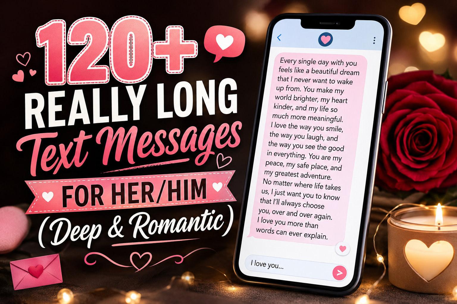 120+ Really Long Text Messages for Her/Him (Deep & Romantic)