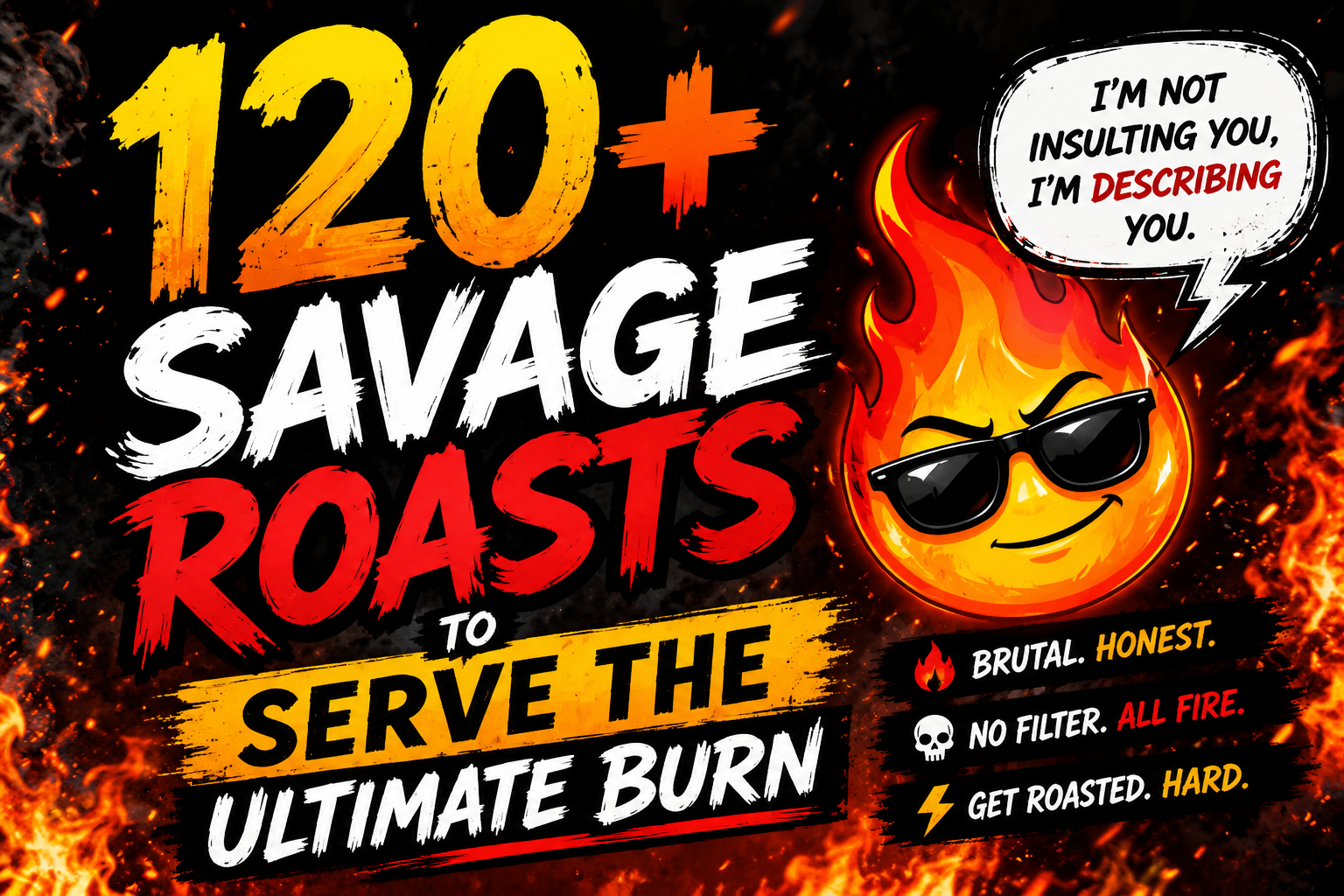 120+ Savage Roasts To Serve the Ultimate Burn