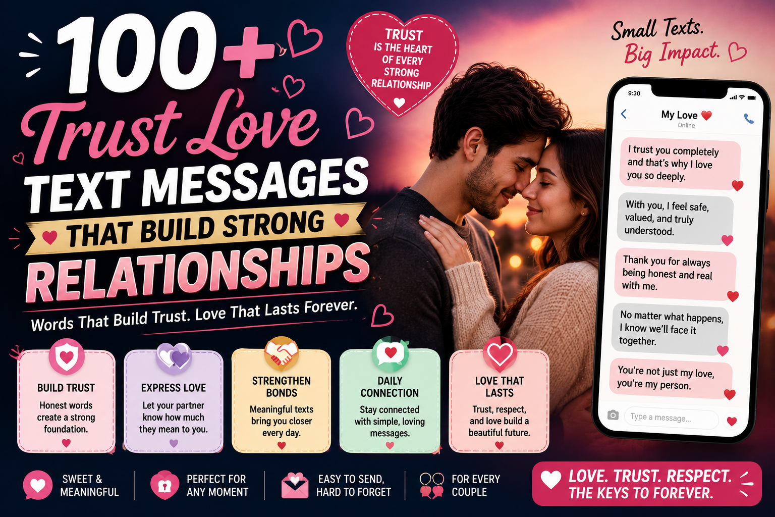 100+ Trust Love Text Messages That Build Strong Relationships