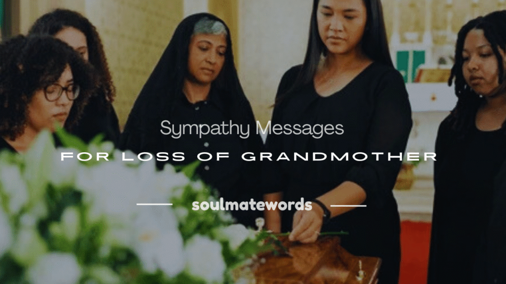 sympathy messages for loss of grandmother