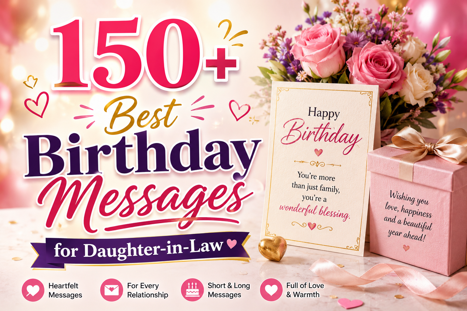 150+ Best Birthday Messages for Daughter-in-Law