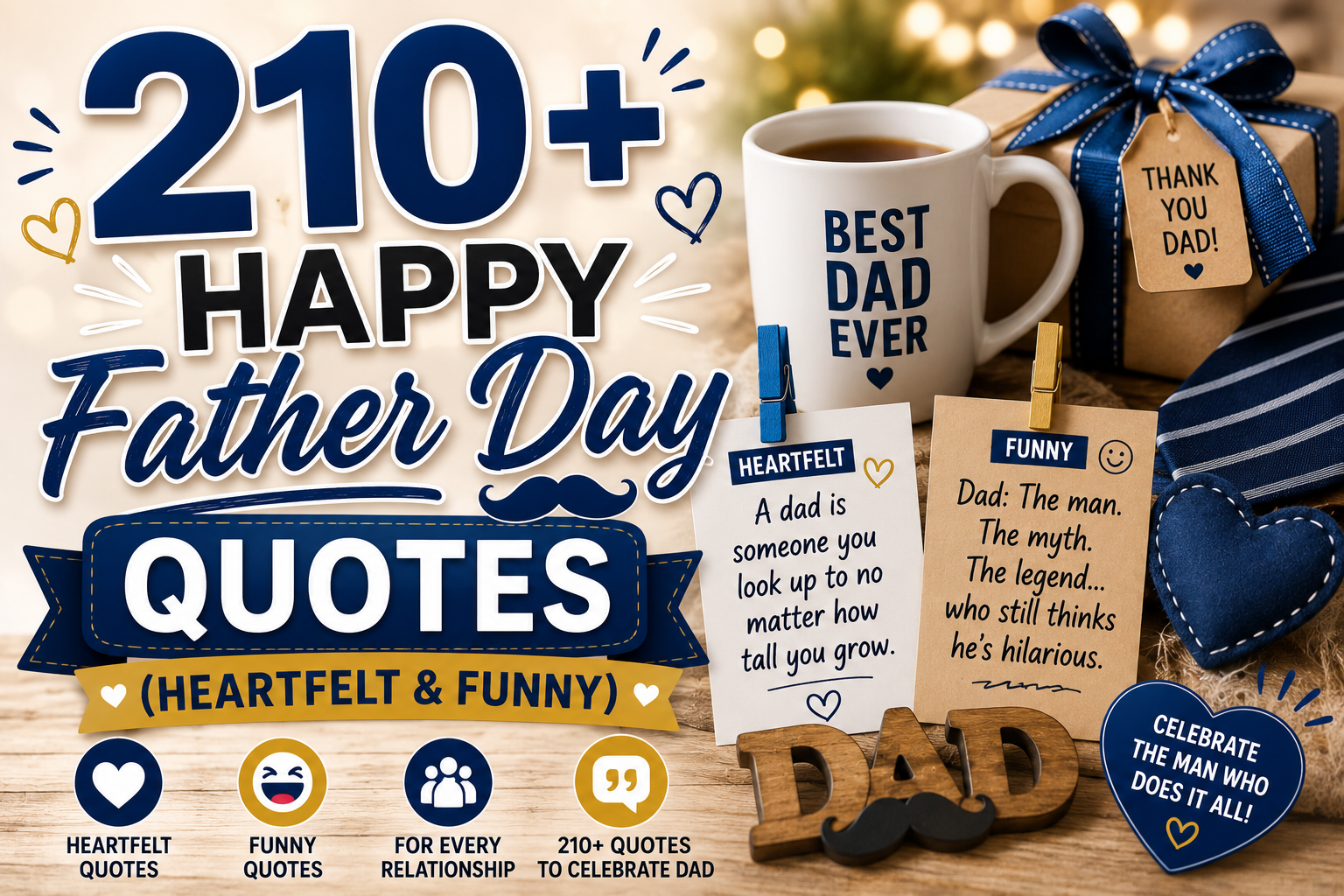 210+ Happy Father Day Quotes (Heartfelt & Funny)