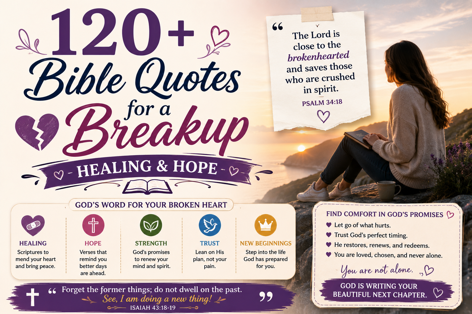 120+ Bible Quotes for a Breakup (Healing & Hope)