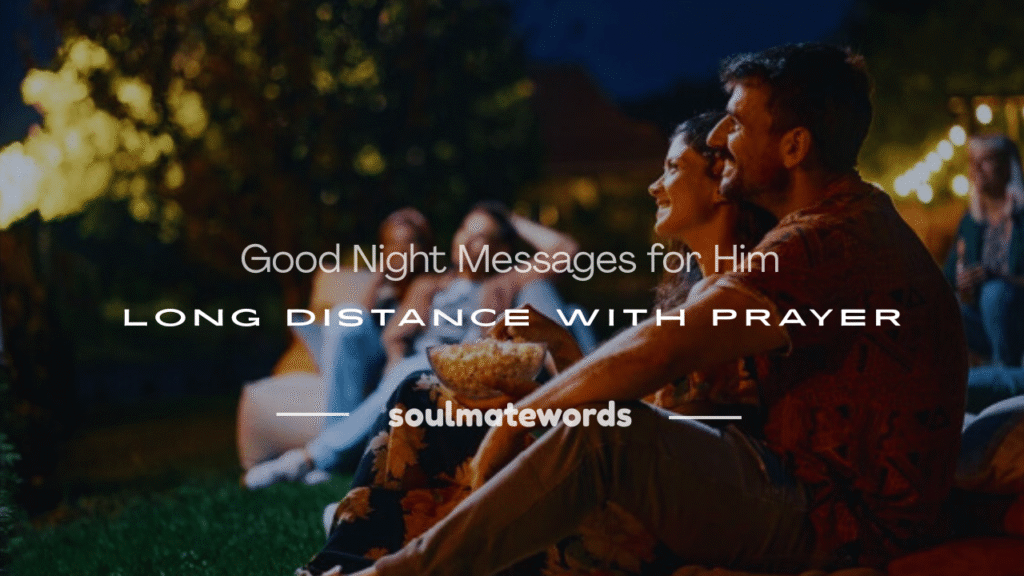 good night messages for him long distance with prayer