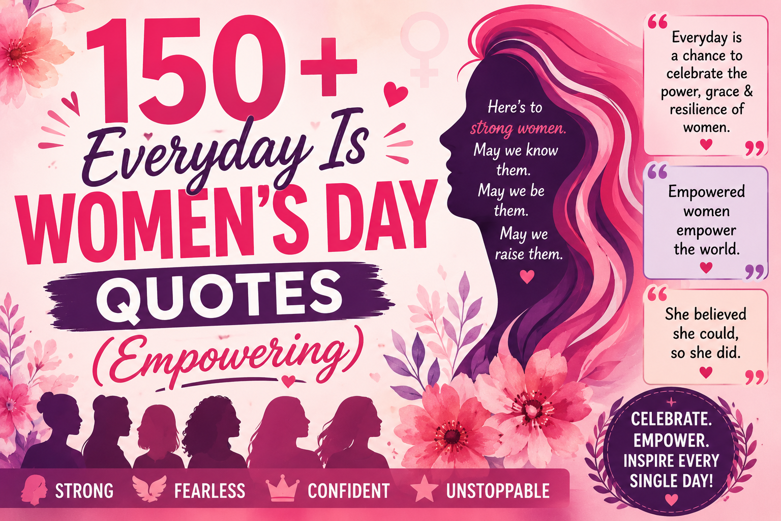 150+ Everyday Is Women’s Day Quotes (Empowering)