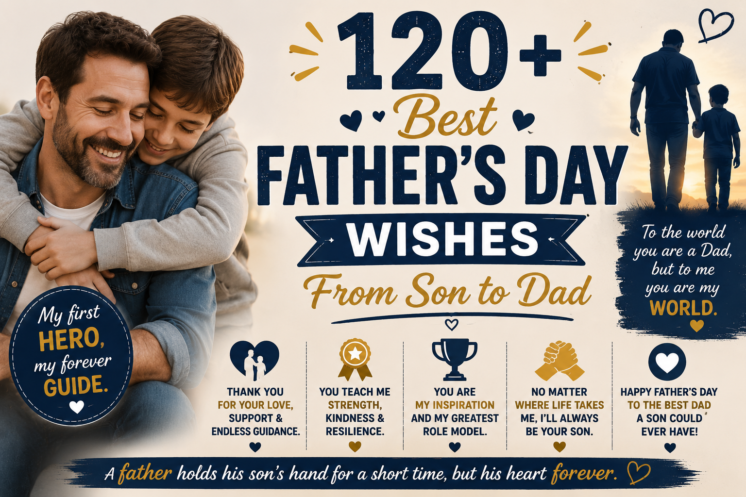 120+ Best Father’s Day Wishes From Son to Dad