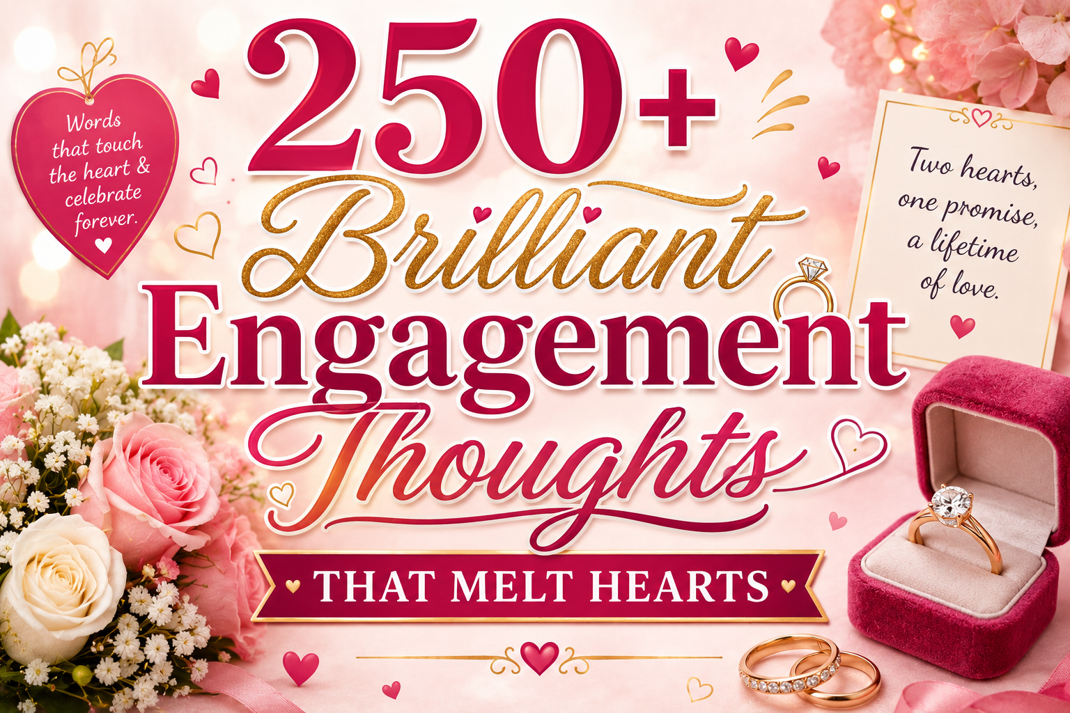 250+ Brilliant Engagement Thoughts That Melt Hearts