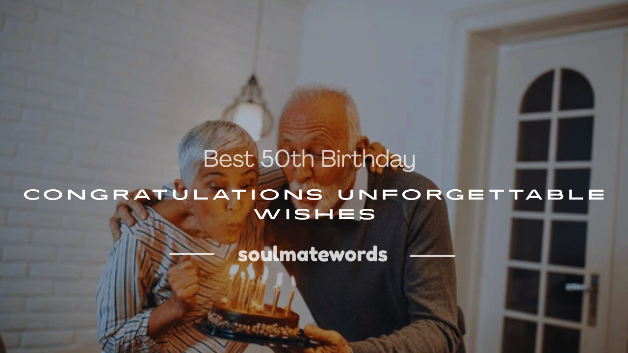50th birthday congratulations