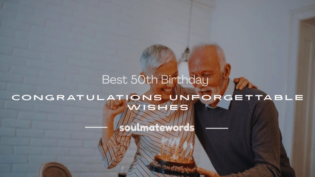 50th birthday congratulations