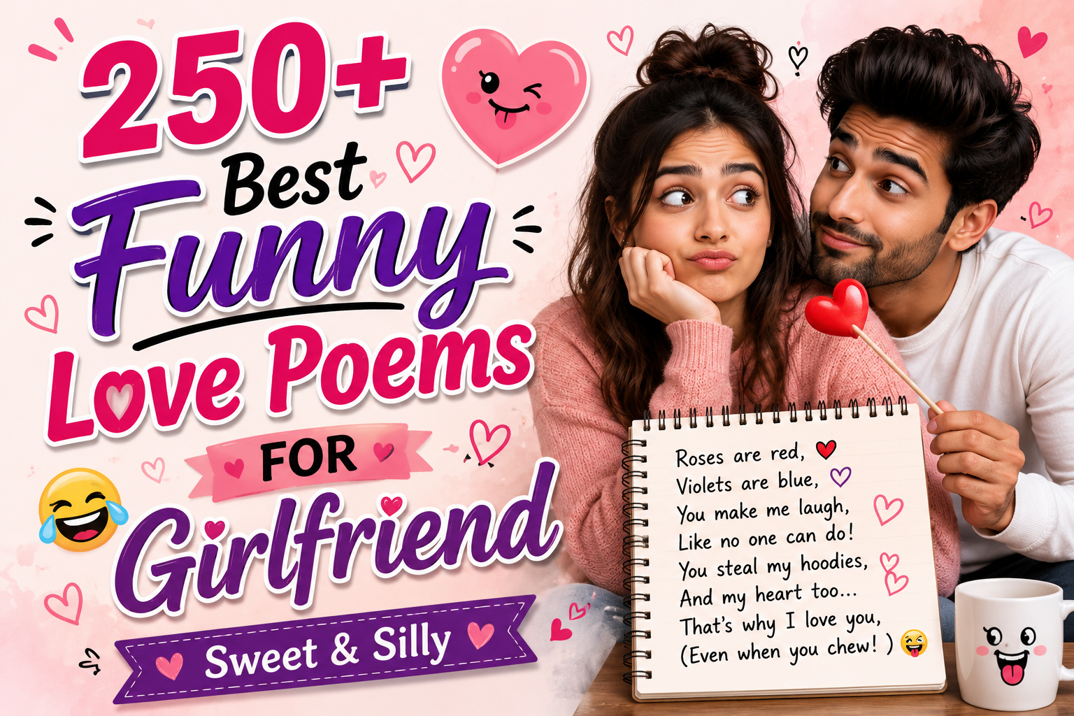 250+ Best Funny Love Poems for Girlfriend – Sweet & Silly