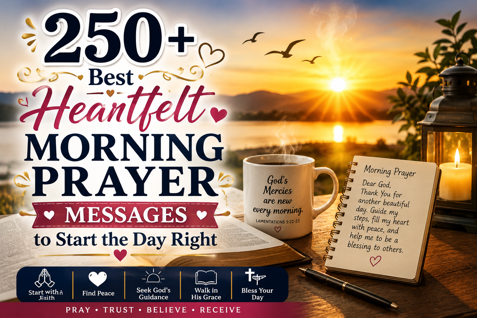 250+ Best Heartfelt Morning Prayer Messages to Start the Day Right