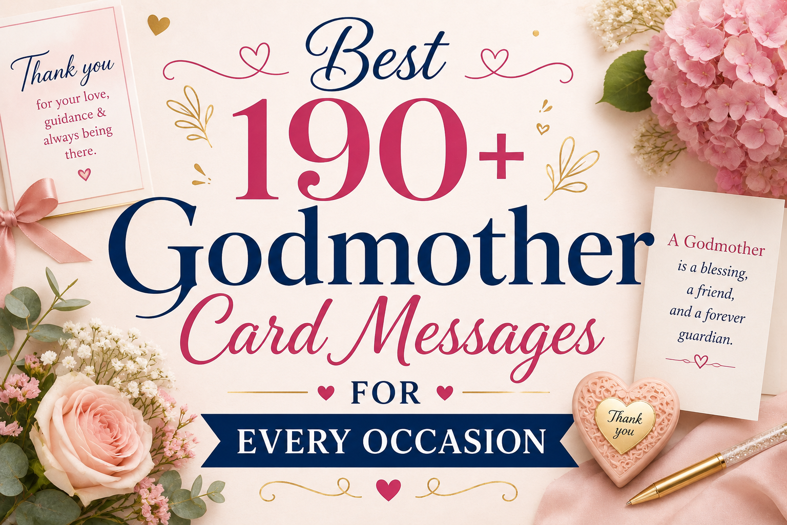 Best 190+ Godmother Card Messages for Every Occasion
